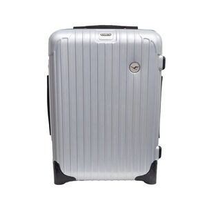 Rimowa Lufthansa Cabin Carry On Suitcase Silver Hard Shell 2 Wheel TSA 32 L Rare